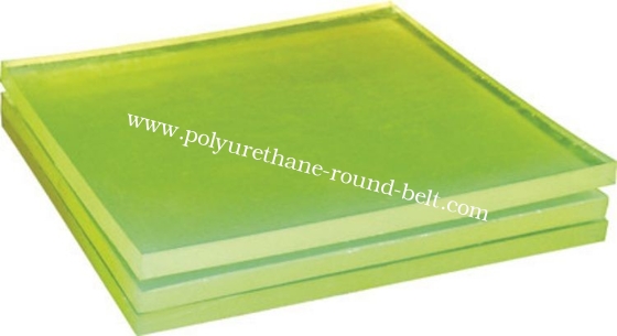 Blue 100% Polyether Polyurethane Pu Rubber Sheet 500mm ~1000mm Width