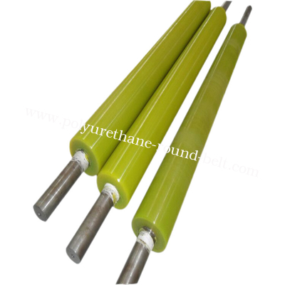 Polyurethane Coated Rollers For Machinery Cementing Machine Rubber Roller any colour